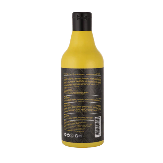 Pflegespülung für Farbschutz von gefärbtem Haar Rückseite