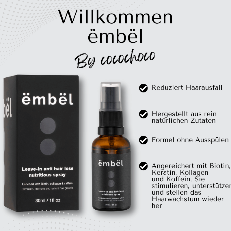 ëmbël pflegespray mit Biotin gegen Haarausfall