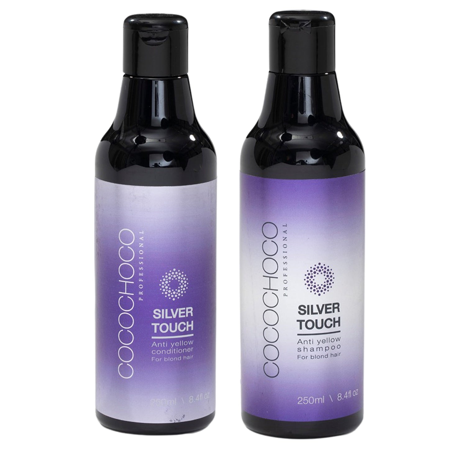 SET Cocochoco Anti-Yellow Sulfat-Free Shampoo & Conditioner Silber Touch 2x 250 ml