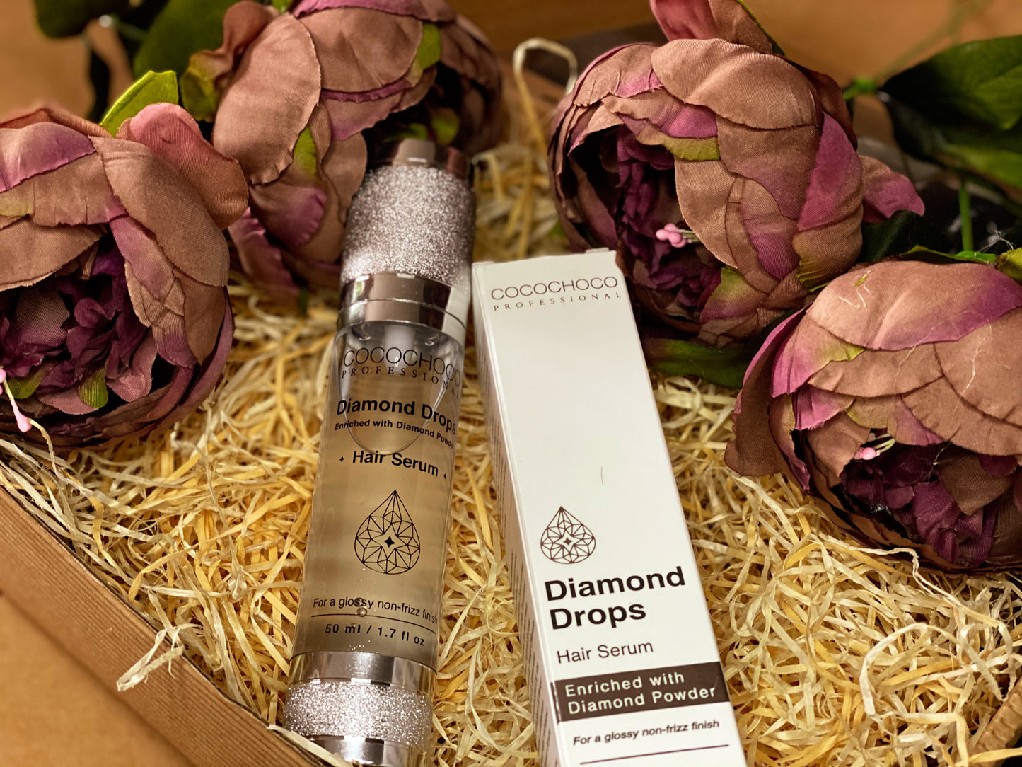 COCOCHOCO Diamant Tropfen Haarserum - Einzigartige 50ml - Paraben & Alkoholfrei