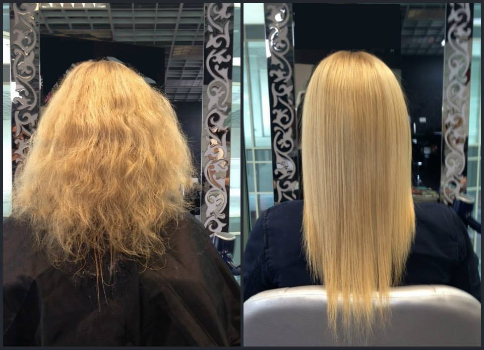 SET COCOCHOCO Pure Brasilianisches Keratin Haarbehandlung 2000 ml für blonde / dünne Haare