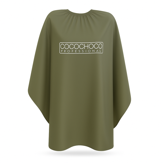 Hairdressing cape with COCOCHOCO Professional logo