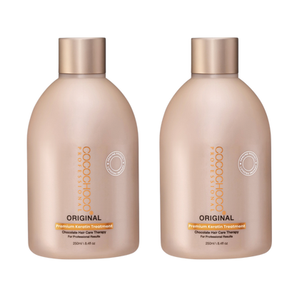 SET COCOCHOCO Original Brasilianisches Keratin Behandlung 500 ml für dunkle/ dicke Haare
