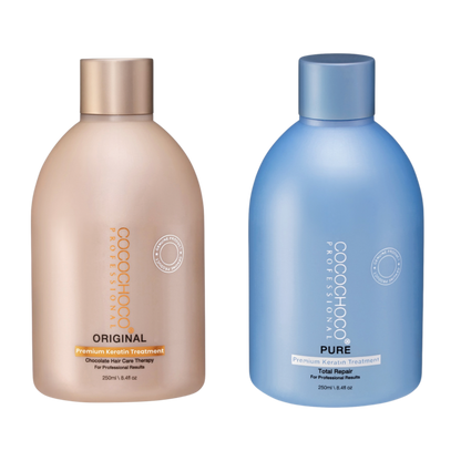 SET COCOCHOCO keratin behandlung ORIGINAL 250 ml + PURE 250 ml